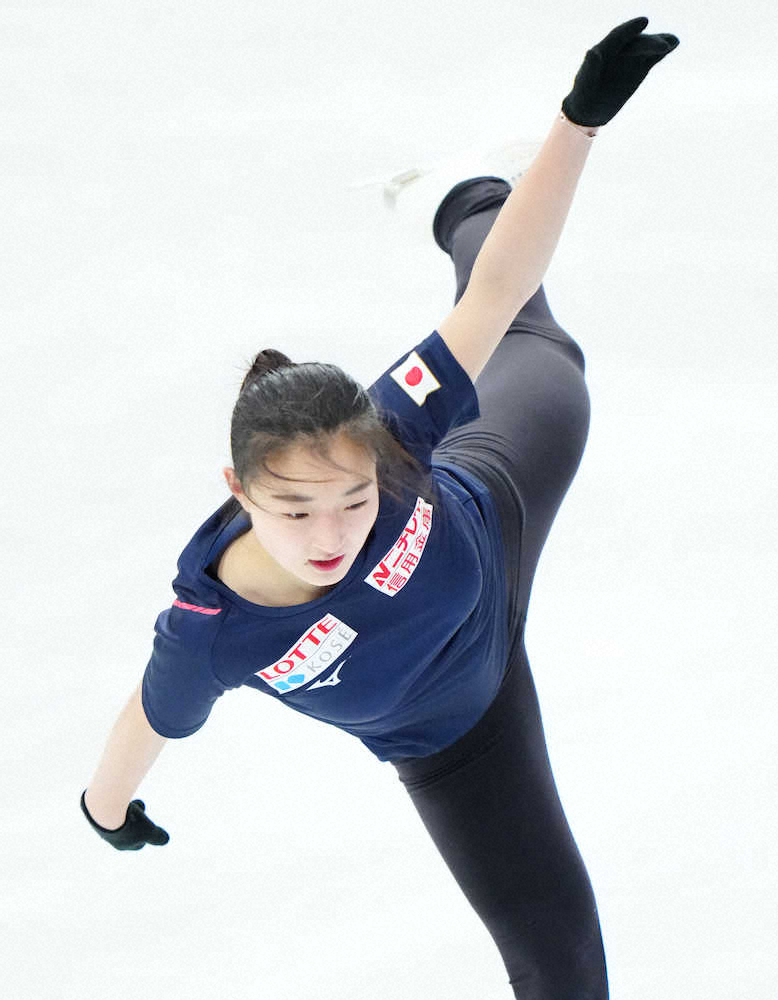 【画像・写真】紀平梨花、坂本花織はフリー、宮原知子はSP曲で調整　24日に女子SP