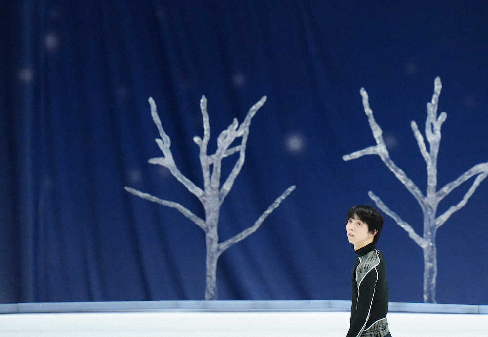 【画像・写真】羽生　SPは33人中29番目滑走　練習で4回転サルコー、トーループ決める