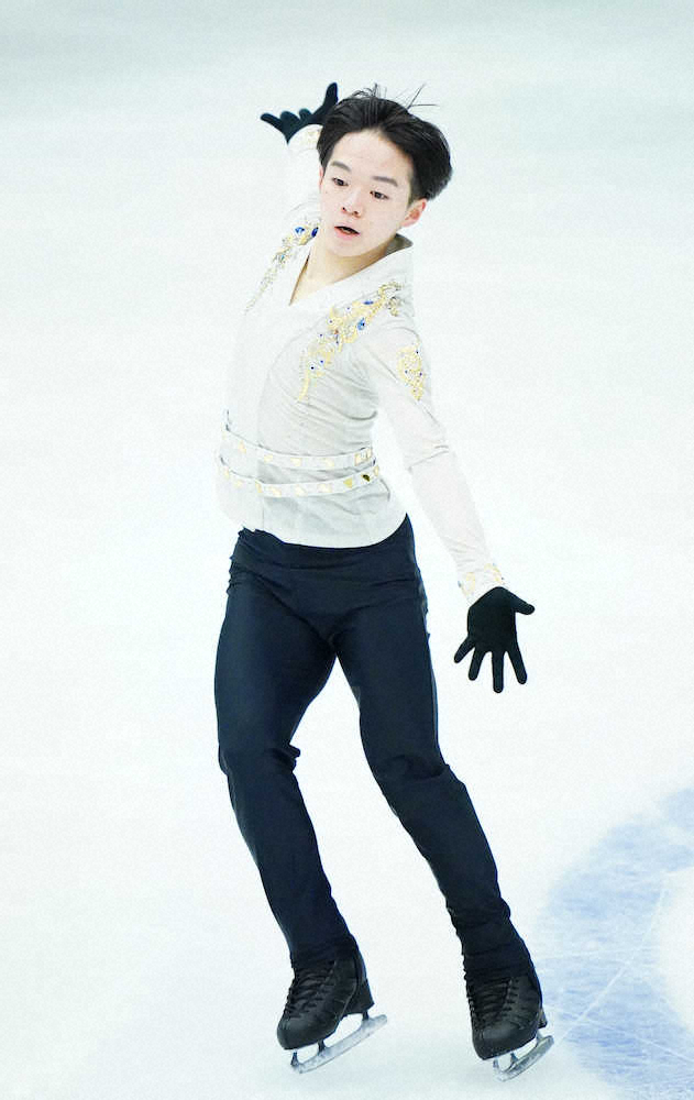 【画像・写真】鍵山優真、ノーミス最終調整「上位を狙って」午後10時5分に世界デビュー