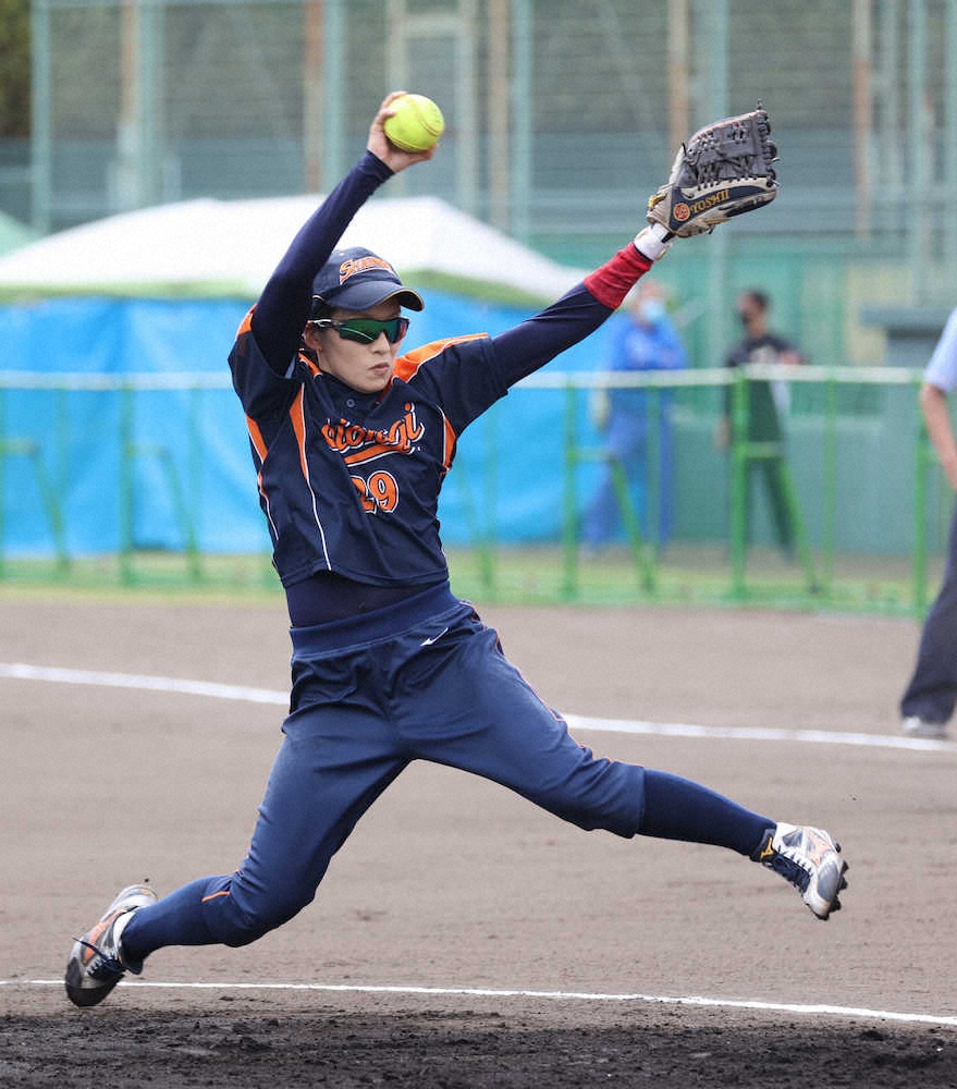 【画像・写真】藤田が「新天地」で白星スタート　女子ソフトL開幕　ビックカメラ高崎、伊予銀行などが勝利