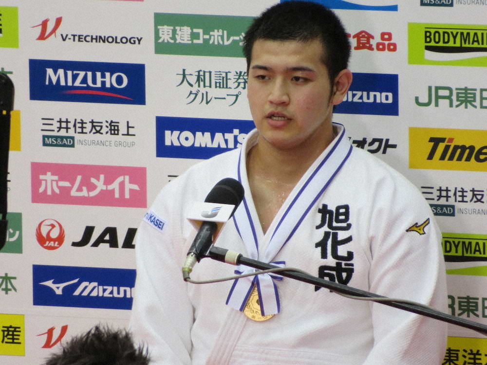 【画像・写真】飯田健太郎が初優勝「勝つことに集中」内股封印で世界選手権代表にも初選出