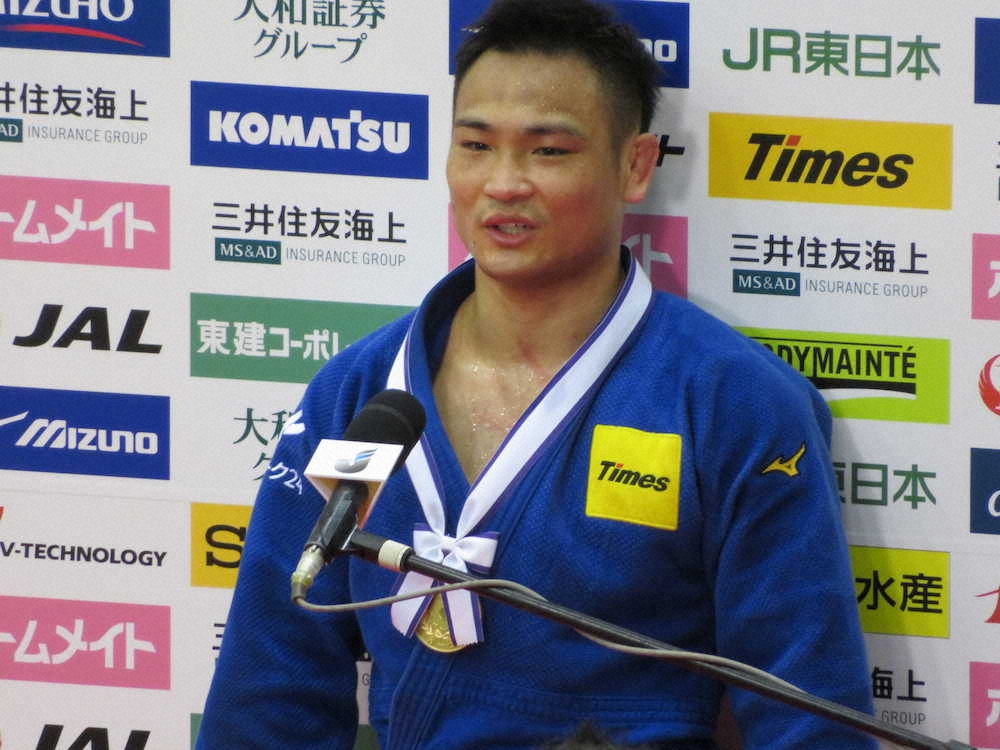 【画像・写真】海老沼匡、73キロ級初制覇「勝負魂を持って」　講道学舎の先輩・古賀稔彦さんの精神受け継ぐ