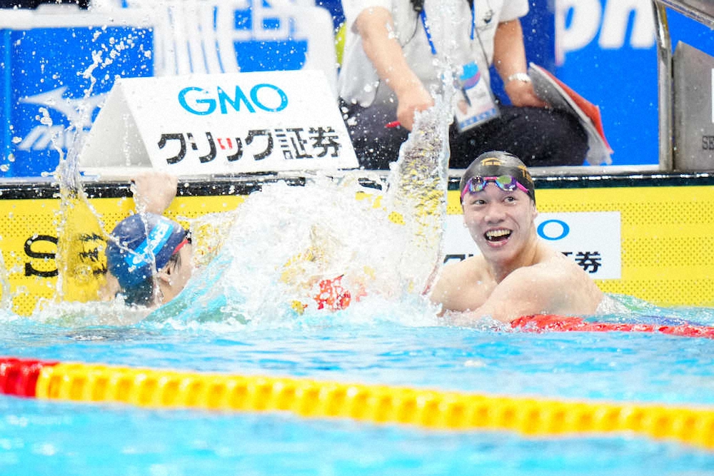 【画像・写真】黒川　男子800自由形12年ぶり日本新、18歳驚き「出るとは」24年パリ照準