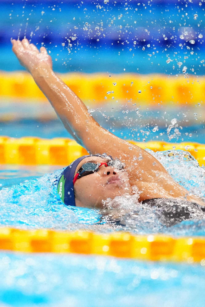 【画像・写真】小西杏奈、200M背泳ぎ制し2冠も…派遣標準クリアならず「詰めの甘さが出た」
