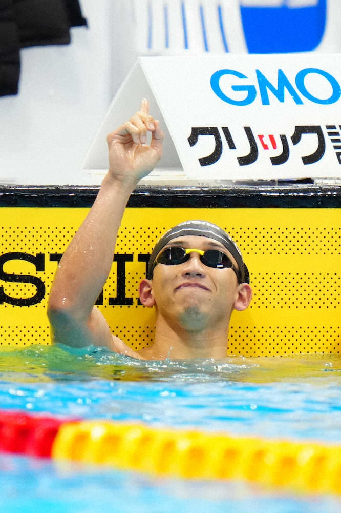 【画像・写真】川本　男子100バタ準決勝で日本タイ記録　萩野も「うおー！すげえ。速い」