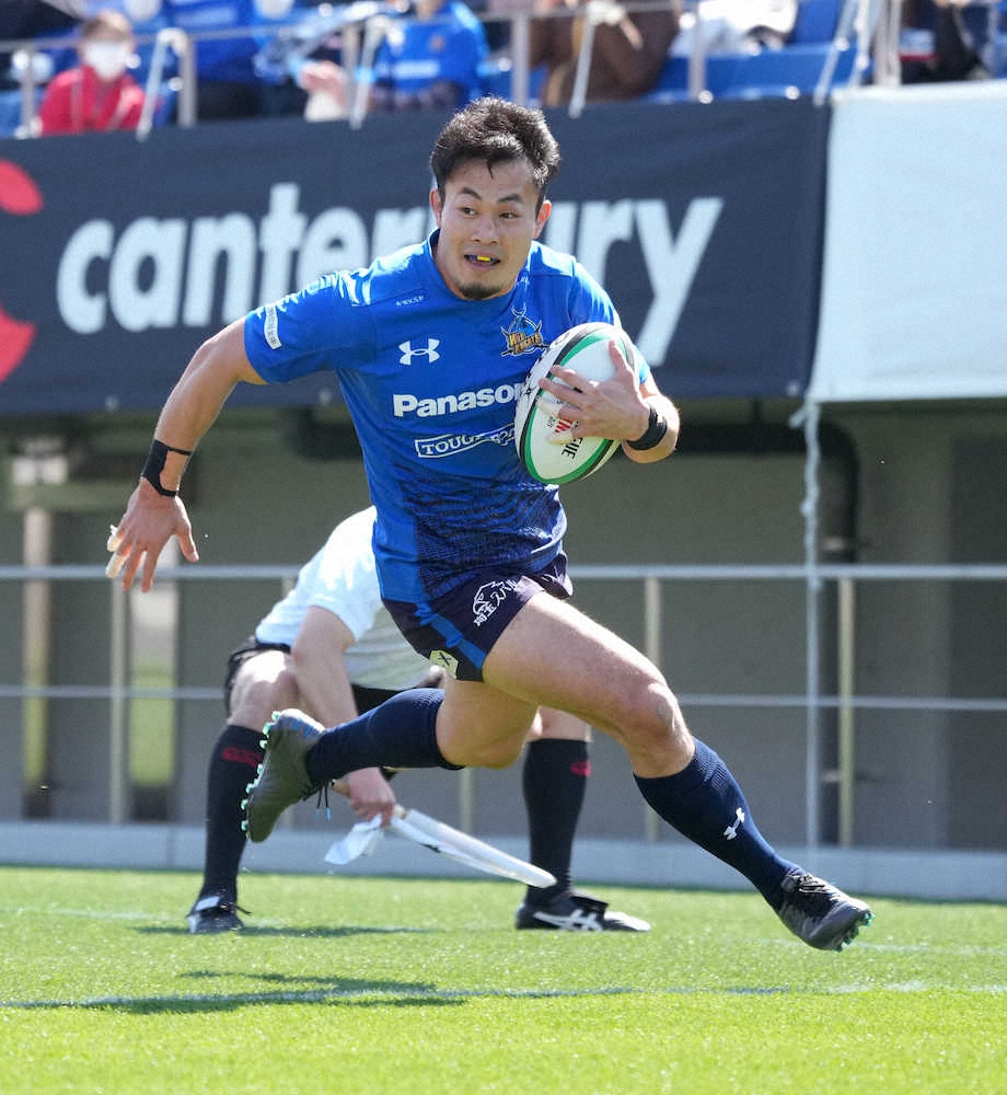 【画像・写真】パナソニック福岡が今季7トライ目　途中出場も決定力発揮　ラグビートップリーグ