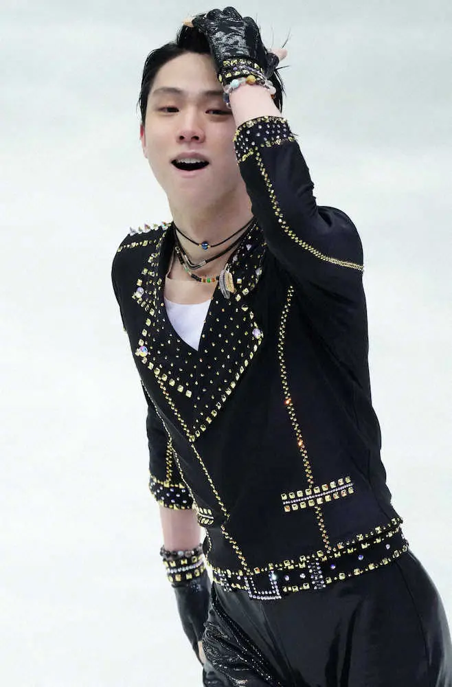 羽生 Sp今季ベストで2位 16日フリーへ 自分の人生みたいなものを戦い抜きたい スポニチ Sponichi Annex スポーツ