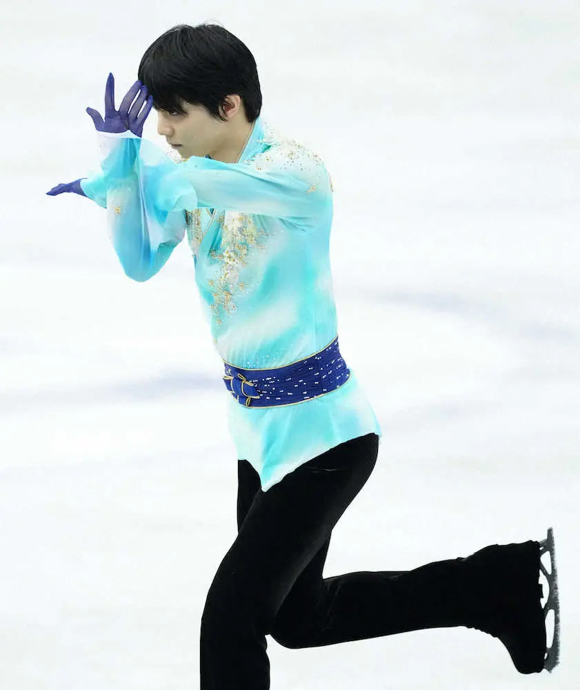【画像・写真】羽生　今大会は「みんなが光」演技は「皆さんの鼓動、呼吸、祈りを感じながらできた」