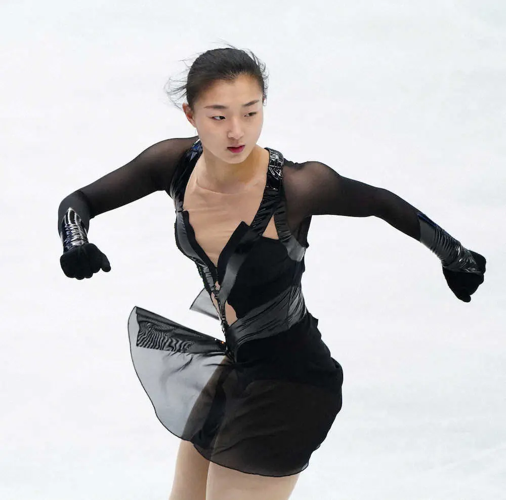 【画像・写真】坂本花織がフリー自己ベスト更新の2位に「本能のままにやった」　4回転、トリプルアクセルへの決意も