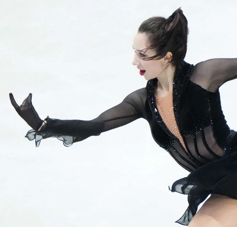 【画像・写真】女子フリーはシェルバコワが1位、坂本が自己新2位、トゥクタミシェワ3位　紀平5位