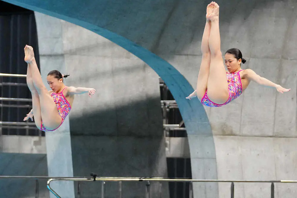 【画像・写真】女子シンクロ板飛び込み・榎本、宮本組8位で五輪確実　「開催国枠」濃厚