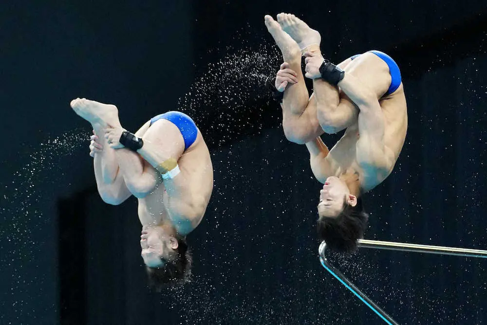 【画像・写真】男子シンクロ高飛び込み・村上、伊藤組　決勝進出で五輪確実も不完全燃焼