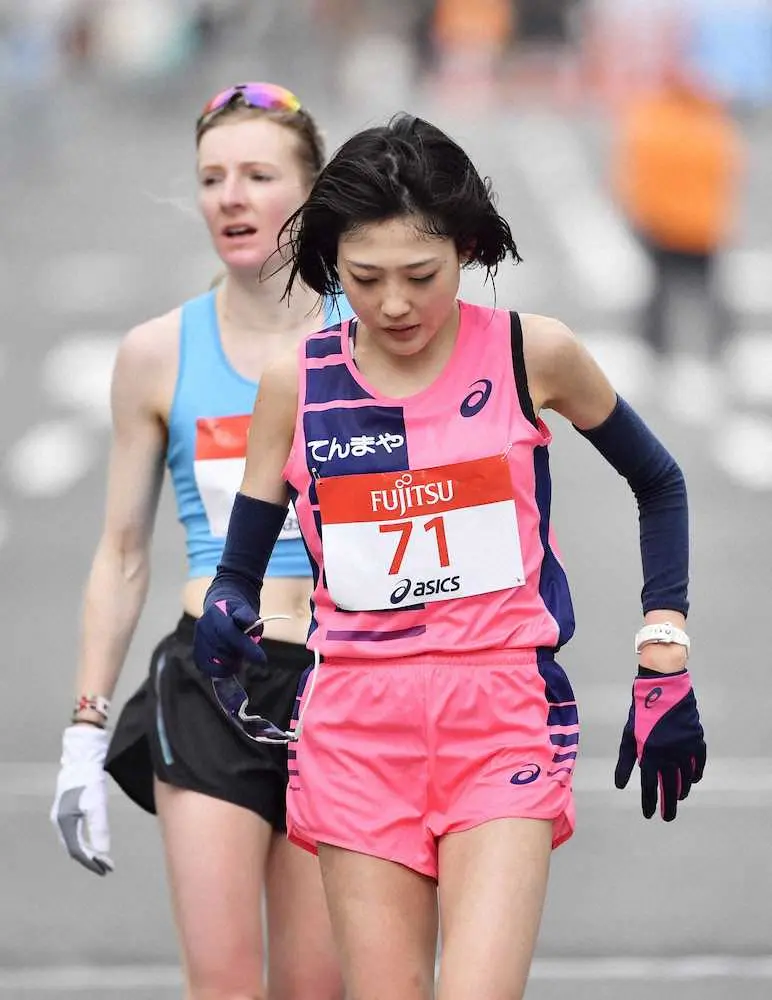 札幌チャレンジハーフマラソンの女子、5位だった前田