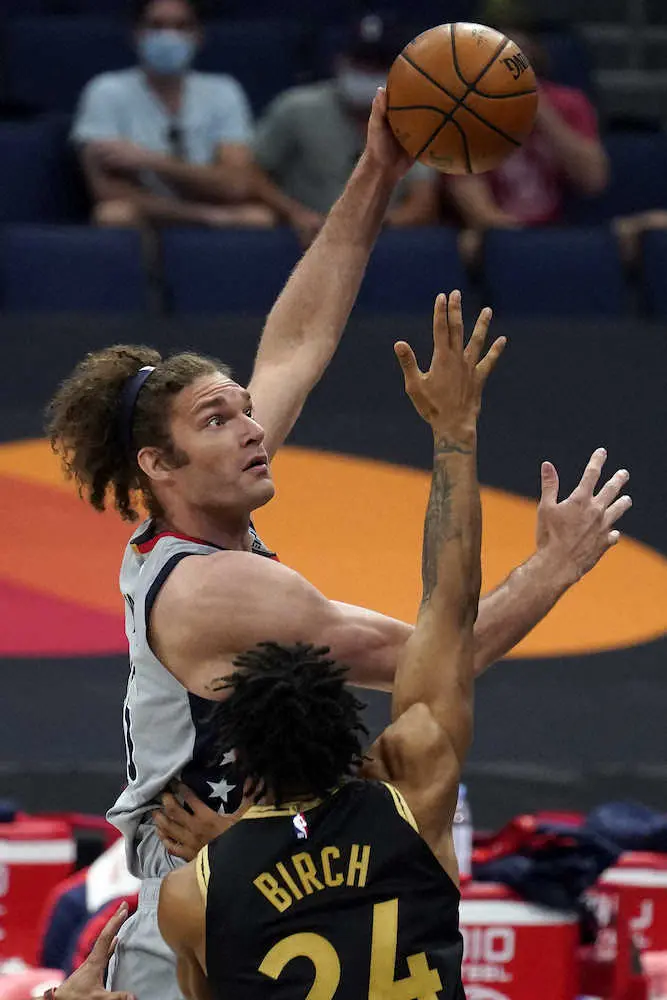 【画像・写真】八村と渡辺はともに欠場　延長で勝ったのはウィザーズ　8位ホーネッツに1・5差まで急接近