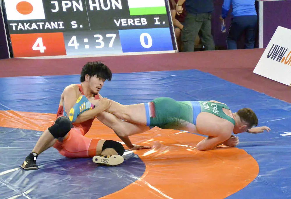 【画像・写真】レスリング高谷惣亮が3大会連続の五輪切符、「アスリートの信念」で今夏の金メダルを