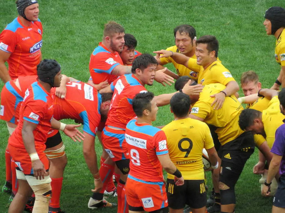 【画像・写真】サントリーがクボタ下す　トップリーグ最後の王座懸け23日パナソニックと決勝