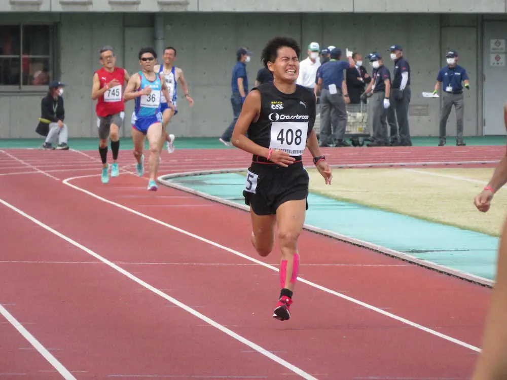 【画像・写真】アスリート芸人のM高史　1500メートルで10位　川内優輝の完コピで会場も沸く