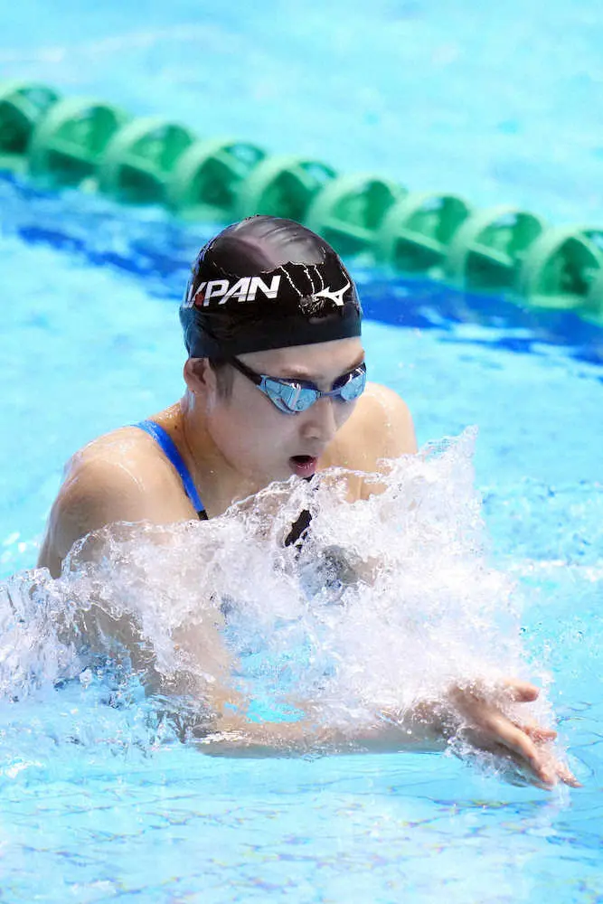【画像・写真】池江　専門外の100メートル平泳ぎは43位で予選落ち