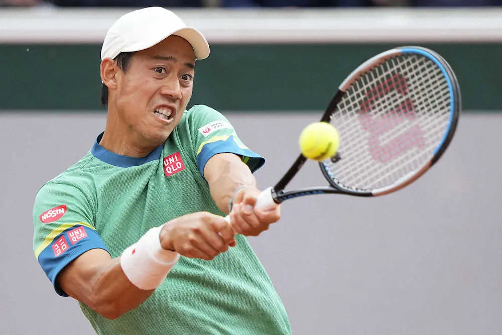 【画像・写真】幸運!錦織、労せず2年ぶり16強　第2セット早々に相手が棄権