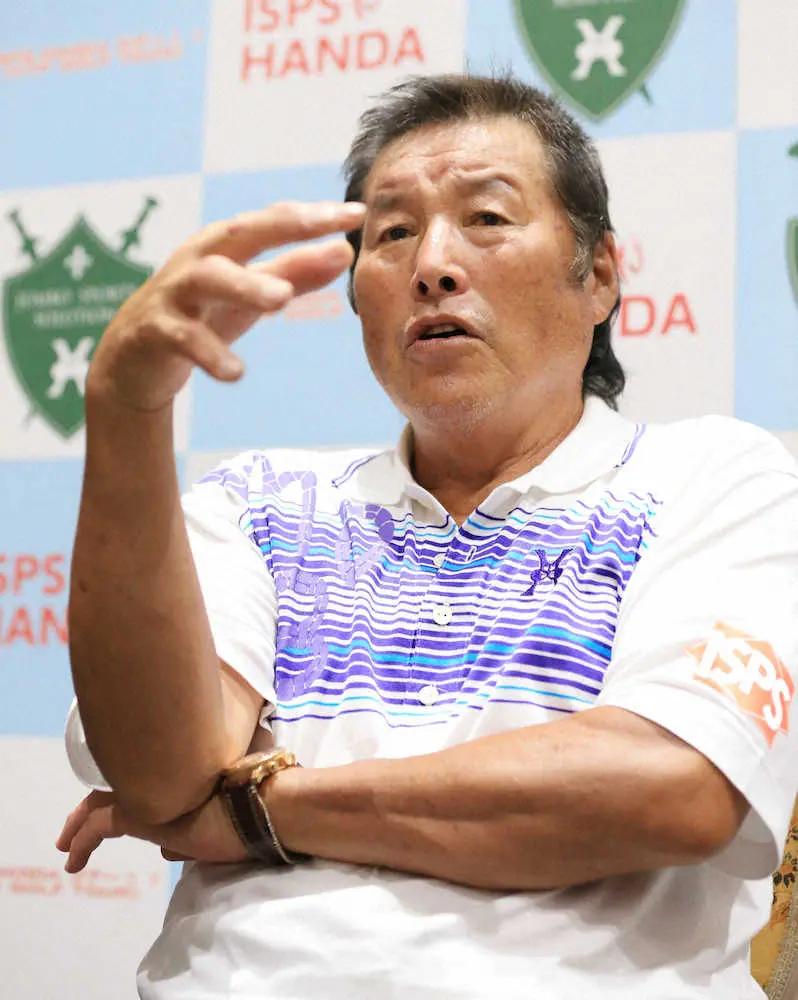 【画像・写真】師匠・ジャンボ　笹生の快挙祝福「つらい環境をバネにした何クソ精神の賜物」