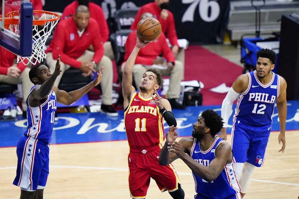 【画像・写真】ジャズが西地区準決勝シリーズで先勝　ミッチェル45得点　76ersはホーム連敗を免れる