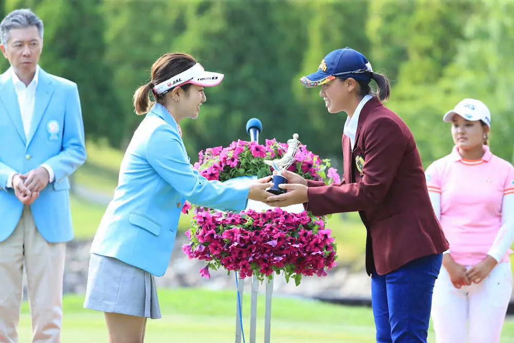 【画像・写真】藍さん太鼓判　笹生の世界ランク1位「達成するんじゃないか」