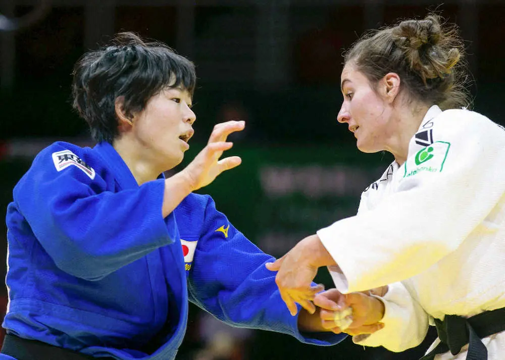 【画像・写真】柔道世界選手権女子70キロ級　大野、初制覇逃す　決勝まで4戦連続一本勝ちも無念
