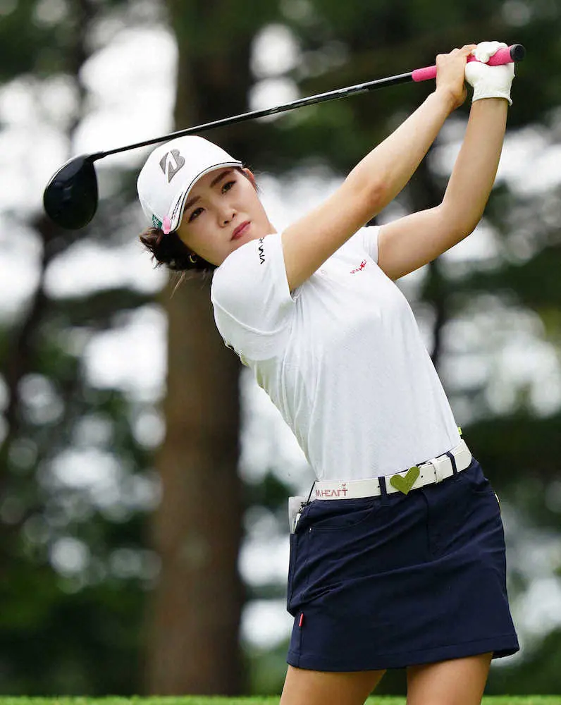 【画像・写真】古江彩佳は伸ばしきれず7位終戦　五輪代表争い3番手…残り2試合「上位で争えるように頑張る」