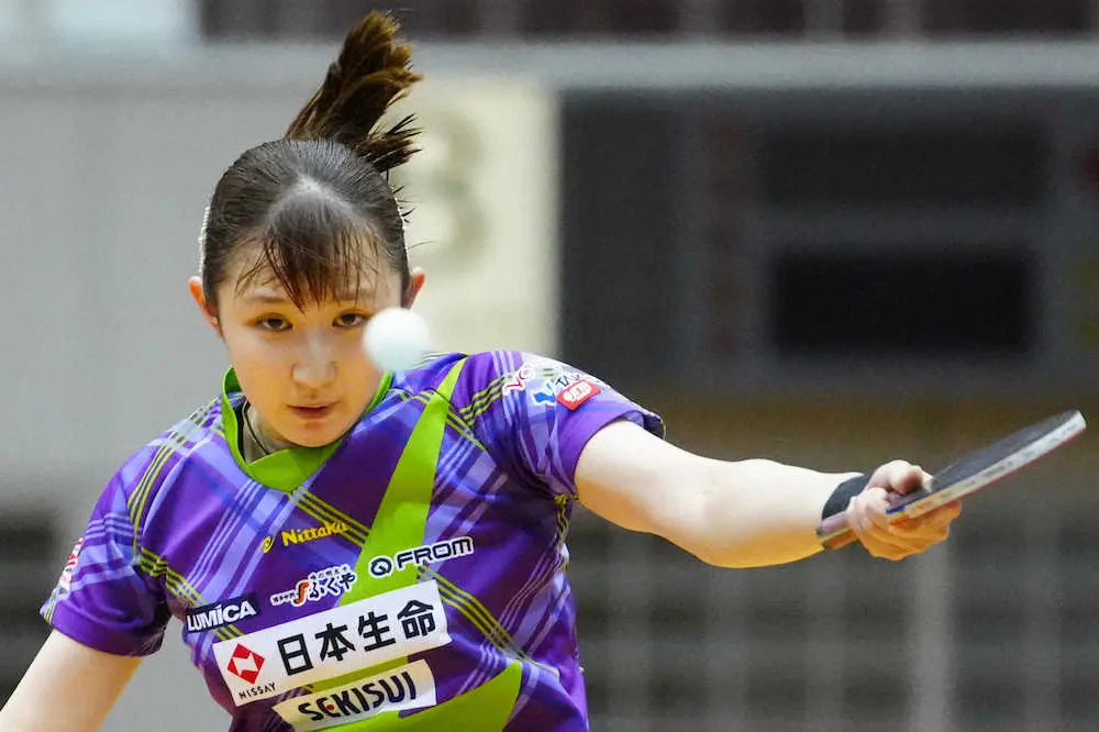 【画像・写真】早田ひなが優勝、9月のアジア選手権代表に内定　「強い気持ちで制することができた」