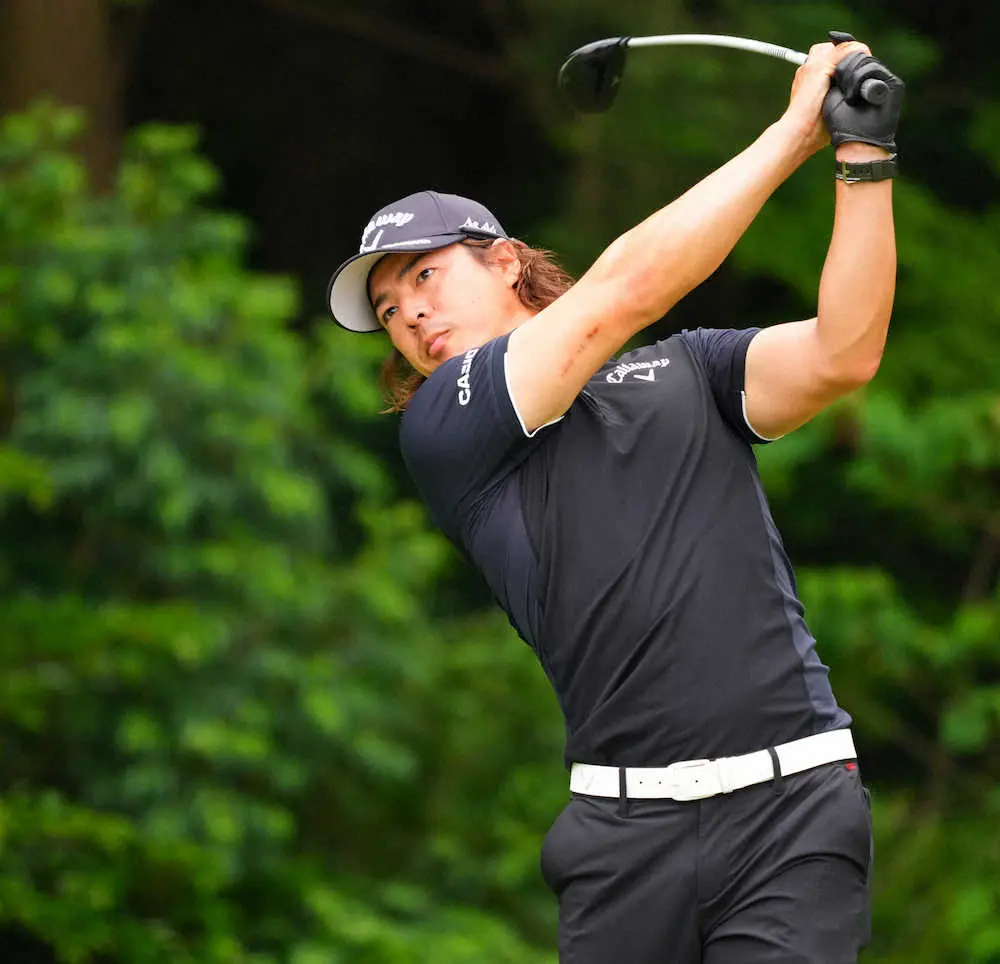 【画像・写真】遼、長尺1W投入も不発77　ティーショットには手応えもアイアンの精度欠いた