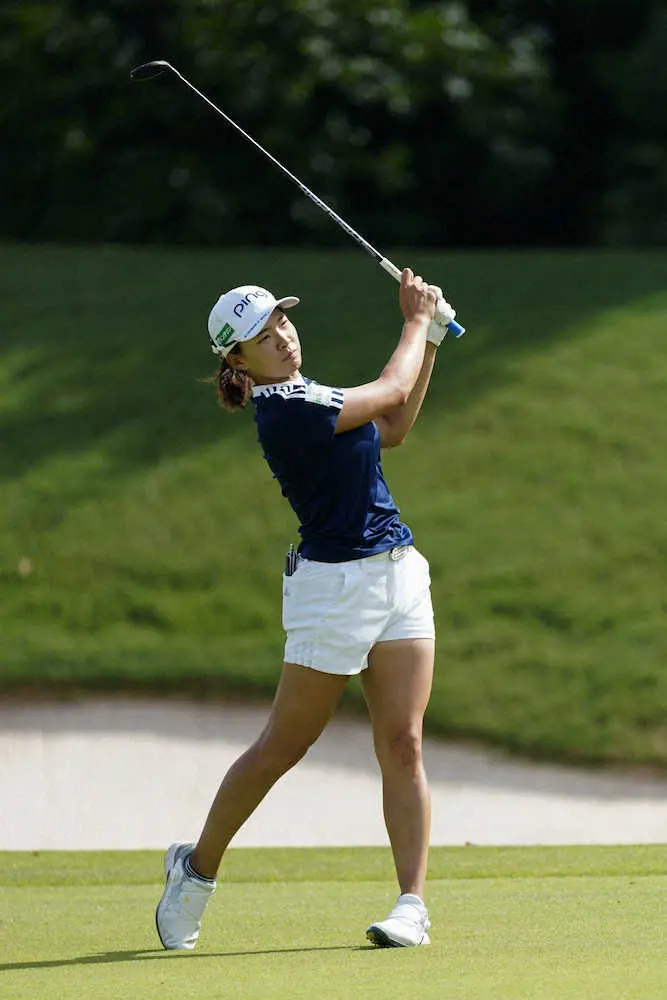 【画像・写真】渋野日向子のキャディーがコロナ陽性　急きょハウスキャディー起用　全米女子プロ選手権第3日