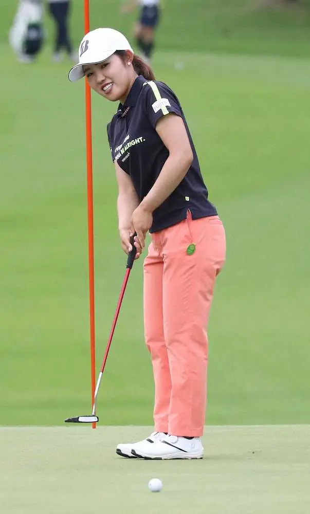 【画像・写真】古江　五輪代表落選から再スタート宣言「頭を切り替えて今年初優勝目指します」