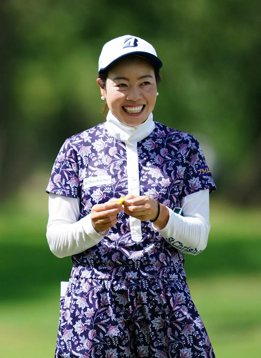 【画像・写真】資生堂レディース第1日は悪天候中止　地元・西山「明日は体力と気力満タンで」