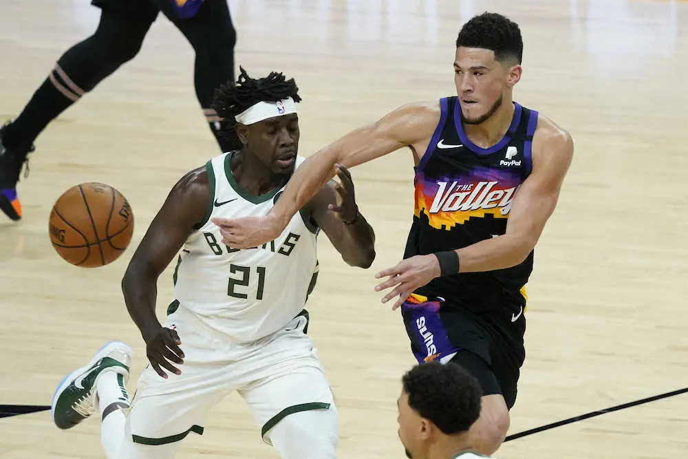 【画像・写真】NBAファイナルが猛暑のフェニックスで開幕　地元サンズが先勝　ヤニス復帰もバックス黒星