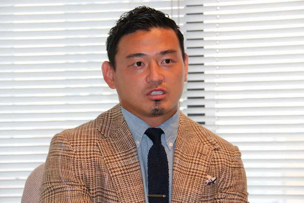 インタビューに応じ、東京五輪やラグビーの新リーグなどについて語った五郎丸歩氏