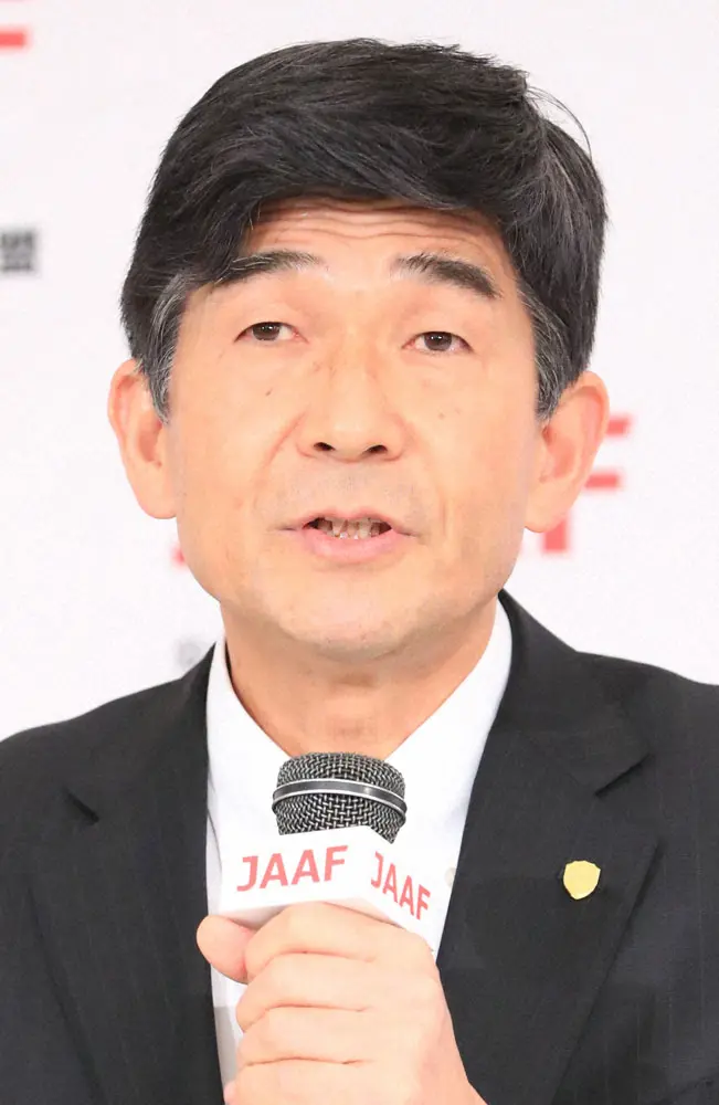【画像・写真】陸上五輪出場選手団の結団式　尾県貢会長「将来にスポーツの力をつなげましょう」
