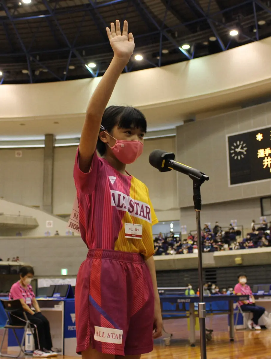 【画像・写真】全農杯全日本卓球選手権　大会特別協賛の全農・新妻部長が開会式でエール、石川佳純からメッセージも