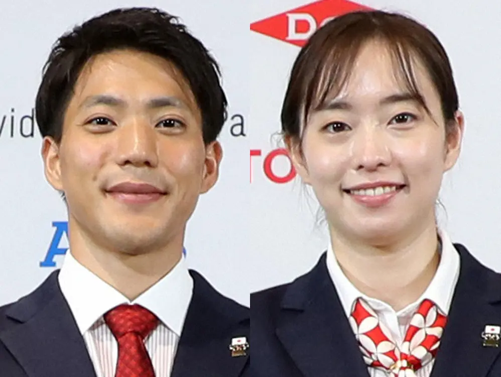 【画像・写真】山県亮太、石川佳純が五輪開会式で選手宣誓