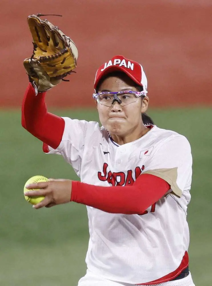 【画像・写真】ソフトボール　日本、イタリア下し開幕3連勝　山本V弾　25日勝てば決勝進出、銀メダル以上確定