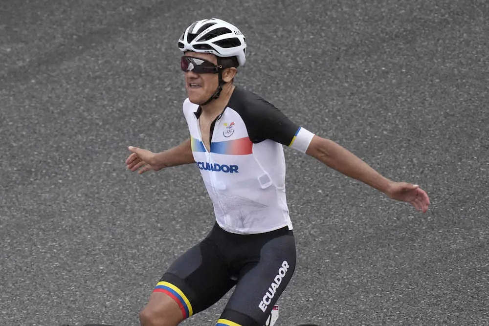 【画像・写真】自転車男子ロードでカラパスが優勝　エクアドル勢初制覇　日本の新城は35位