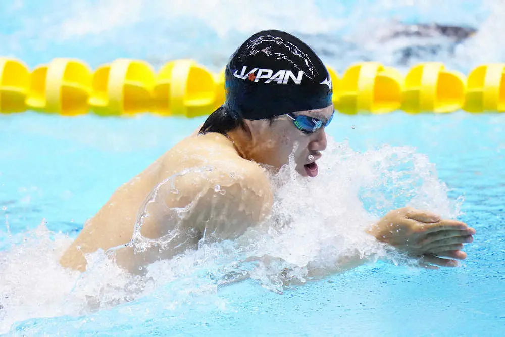 【画像・写真】武良竜也は決勝進出ならず　男子100メートル平泳ぎ準決勝1組7位、全体13位で敗退
