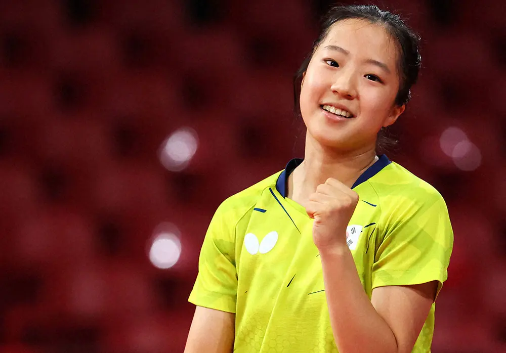 【画像・写真】卓球女子　58歳選手がトレンド入り！試合中にコーラごくごく「17歳相手に凄い」「勇気もらった」
