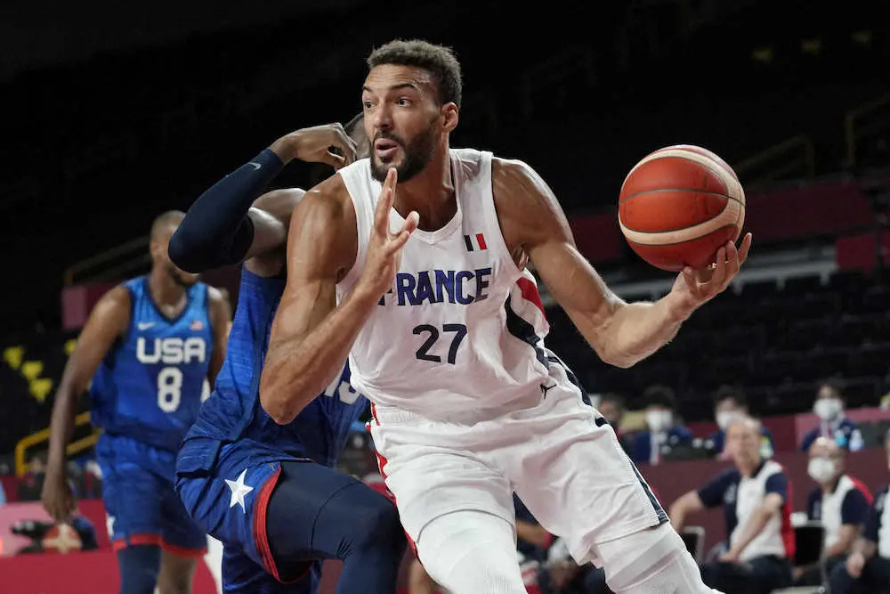 【画像・写真】男子バスケの米国がいきなり黒星　フランスに7点差　五輪の連勝は25でストップ　