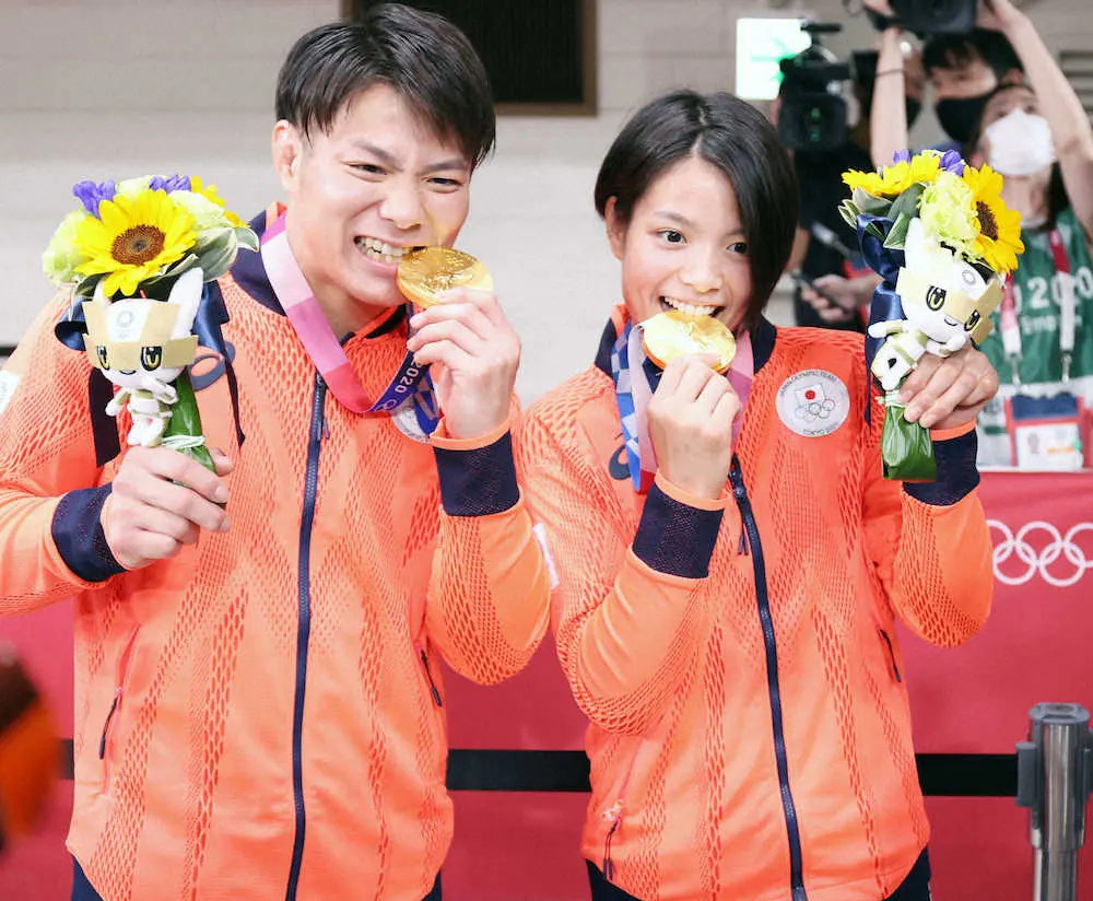【画像・写真】阿部一二三＆詩、日本初きょうだい同日金メダル!「喜び超えた喜び」妹優勝の33分後に兄「凄く燃えた」