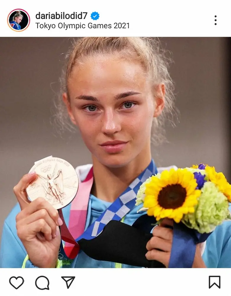【画像・写真】銅メダルの9頭身美女ビロディド　「メダルの価値を実感」も金メダルへの思い「誰にも奪わせません」