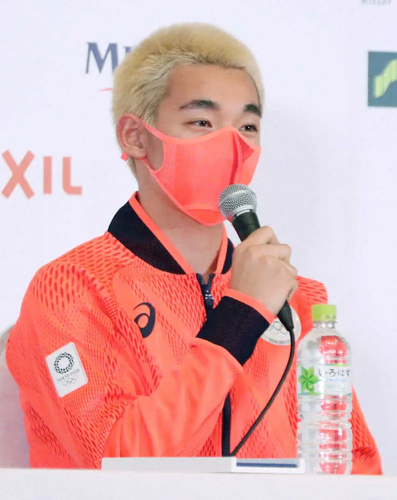 【画像・写真】金髪で気合入れた!　中村輪夢「初代チャンピオンって、格好いい響き」　堀米に続く金メダル誓った