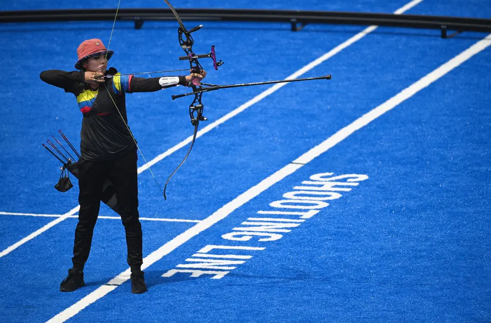 【画像・写真】話題沸騰の可愛すぎるアーチェリー選手　バレンティナ、1回戦で惜しくも敗れる