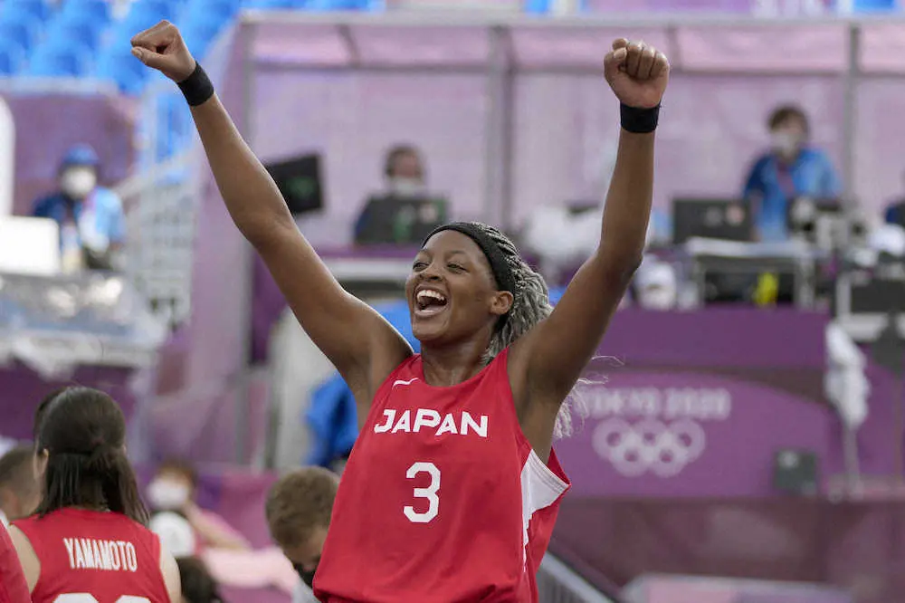 【画像・写真】3人制バスケ女子代表・馬瓜ステファニー　準々決勝敗退から一夜「勝ちたかった。写真見たら泣いちゃう」