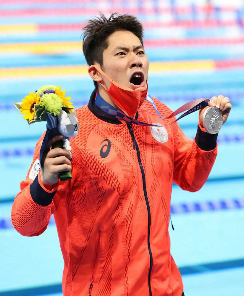 【画像・写真】19歳・本多　200バタで銀！競泳男子に希望の光　メダル1号