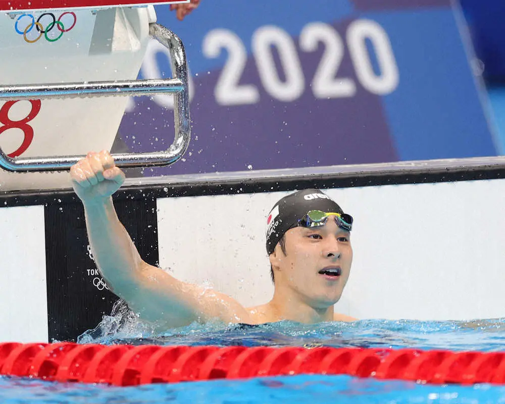 【画像・写真】萩野　全体5位で準決勝に進出、瀬戸はギリギリ「チャンスありがたい」